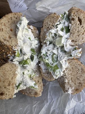 Tofu scallion cc  at Brooklyn Bagel & Coffee Co in New York City