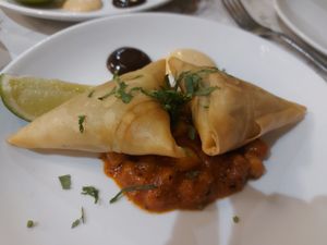 Samosas at Silka - Borough Market in South East London