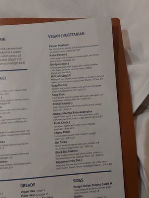 Menu at Silka - Borough Market in South East London