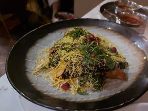 Samosa papdi chaat at Silka - Borough Market in South East London