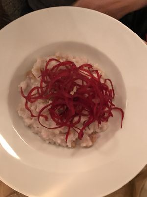 Risotto. at Cafe Pinson - Marais in Paris