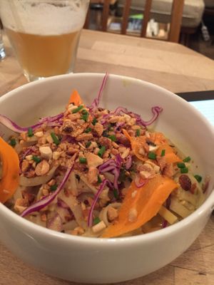 Ginger cocktail was refreshing.  at Cafe Pinson - Marais in Paris