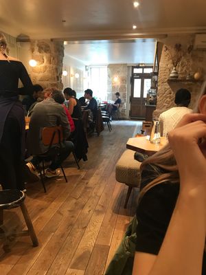 Inside at Cafe Pinson - Marais in Paris