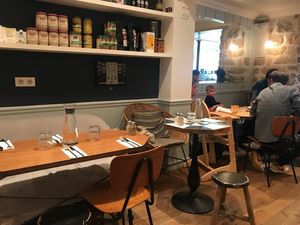 Inside at Cafe Pinson - Marais in Paris