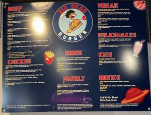   at Big Head Burger in Waterloo