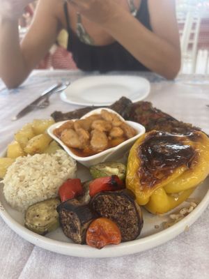 Vegan antipasto   at Restaurant Prishtina in Himare