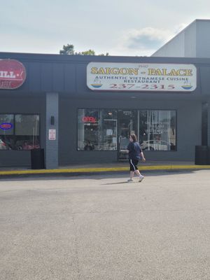Storefront, located in a shopping center at Pho Saigon Kitchen in Lynchburg
