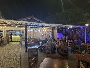 Dining area  #Veganuary at Fisherman's Hut Aruba in Noord