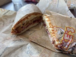   at Ike's in Cupertino