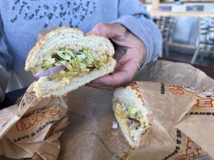   at Ike's in Cupertino