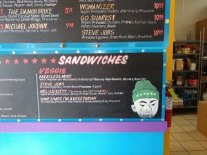 Veggie at Ike's in Cupertino