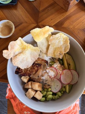 Vegetarian bowl  at Mana Uluwatu in Pecatu
