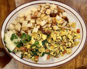Hobee's Tofu Scramble  at Hobee's in Belmont