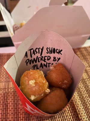 Cheese balls 6€ at Thunder Vegan - La Latina  in Madrid