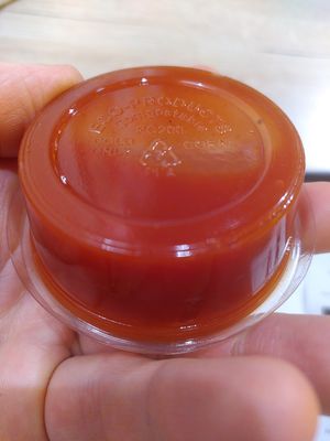 Compostable container :) at Thunder Vegan - La Latina  in Madrid