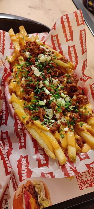 dirty fries bacon feast at Thunder Vegan - La Latina  in Madrid