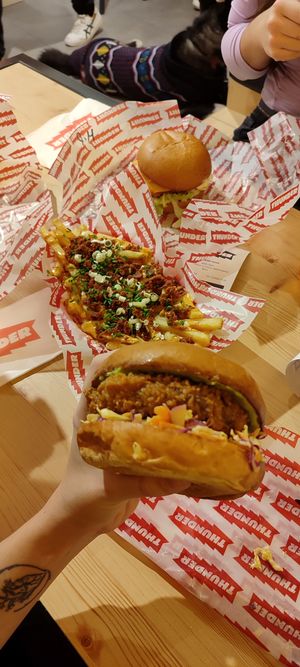 hamburguesa Nashville at Thunder Vegan - La Latina  in Madrid