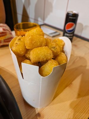 Tater tots (addictive) at Thunder Vegan - La Latina  in Madrid