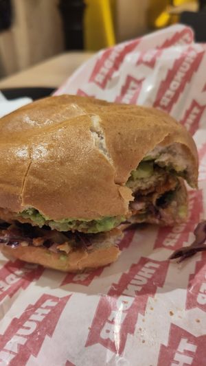 Sorry for my bad picture, but it tasted nice at Thunder Vegan - La Latina  in Madrid