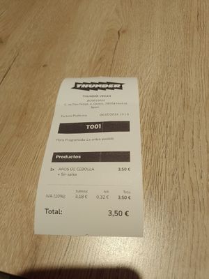  at Thunder Vegan - La Latina  in Madrid