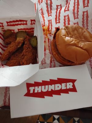 Original wings and baconator  at Thunder Vegan - La Latina  in Madrid