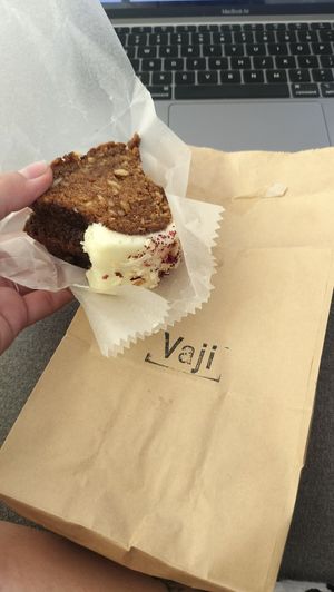 Carrot cake at Vaji Spice in Tokyo