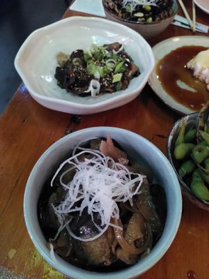 Cold aubergine at Izakaya Nozomi in Luzern
