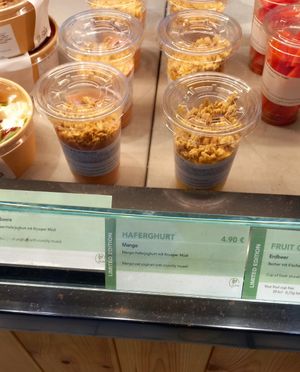oat yogurt with musli (limited edition) at Ida & Frida - Kiosk in Dusseldorf