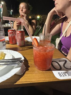 Caipirina with strawberries  at Angatu Cafe Unidade Centro in Manaus
