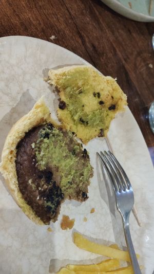 Hamburguesa vegana (única opción) at O Encontro Gastrobar in Pontevedra