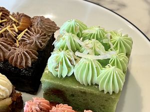 Pandan gula Melaka cake   at VickedGood - Vegan Bakery in Petaling Jaya