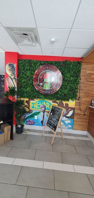  at Plants & Poets Cafe in Newark