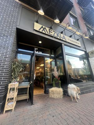 Outsidee  at Mezkla Taqueria in Holland