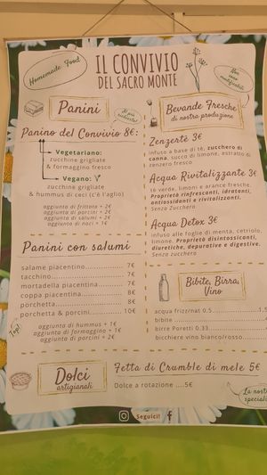  at Il Convivio del Sacro Monte in Varese