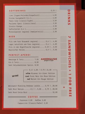 Drinks at Kantine in Offenburg