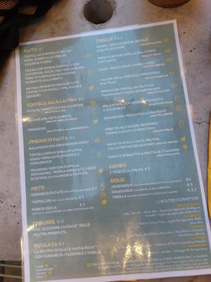 Menu at Carina - Sfoglia Rina Pasta Bar in Casalecchio Di Reno