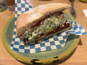 half torta  at Güero in Portland