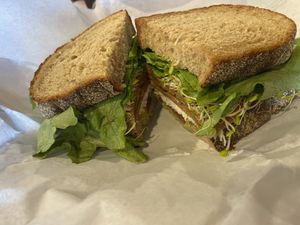 Susies seitan vegan sandwich   at Collegetown Bagels - Pine Tree Rd in Ithaca