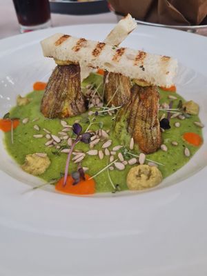 Gazpacho at Ristorante dei Poeti in Sirmione