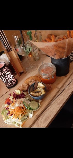 Planche vegan at L'Endroit in Malmedy