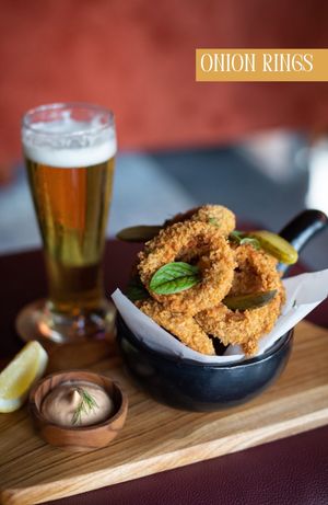 Onion rings   at FRIENDS Bar in Dalung