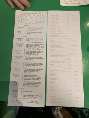   at Nonnas Teeth & Tomatoes in Sao Miguel