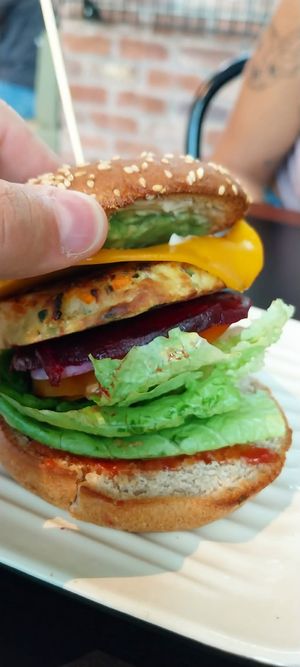 Tasty burger at Grill'd - Cairns Central in Cairns