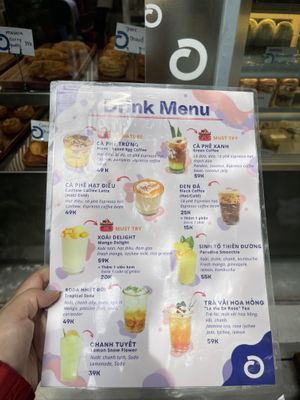 Drink menu   at O Plant-based - Nguyễn Đình Chiểu in Ho Chi Minh City