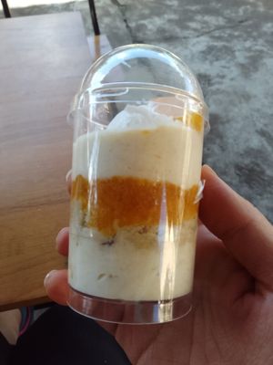 Mango and passion fruit mousse at O Plant-based - Nguyễn Đình Chiểu in Ho Chi Minh City