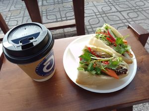 Bread and coffee at O Plant-based - Nguyễn Đình Chiểu in Ho Chi Minh City