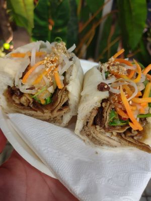 Banh Mi was very good minus the chewy mushrooms 🍄 at O Plant-based - Nguyễn Đình Chiểu in Ho Chi Minh City
