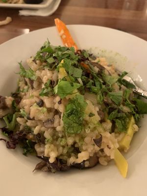 Vegan risotto  at 501 on Main in Park City