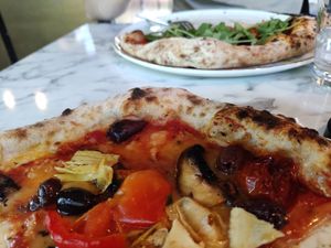 Vegetable without ruccola at Höga Grader in Sala