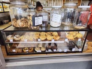 Muffins and macaroons at The Village Hub in Cape Town